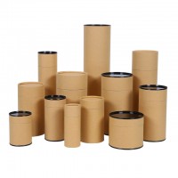 custom large printed recycled round kraft food paper t-shirt tube packaging