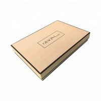 Custom Logo Printing Garment Packaging Paper Gift Box with Lid