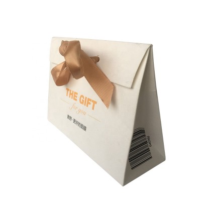 New Style Gift Bag Paper Box with Silk Ribbon Closure