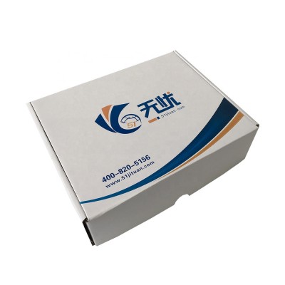 One Piece Fold White Paper Cardboard Box