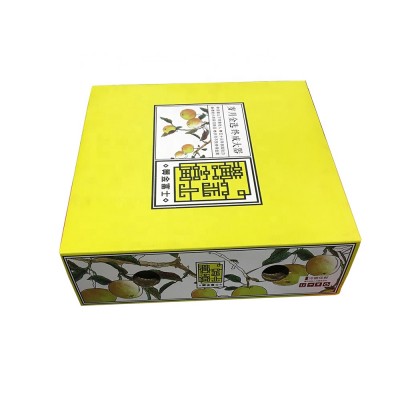 Full Color Printing Fruit Package Paper Box Tray