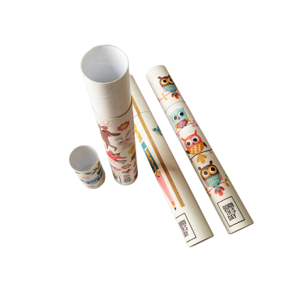 Colorful Custom Printed Color Paper Tube Packaging